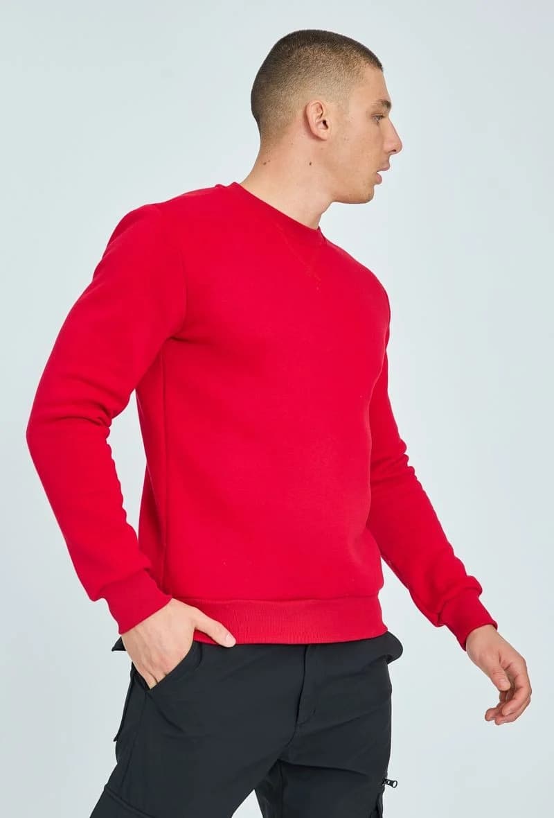 Melyise Crewneck Sweater Rood