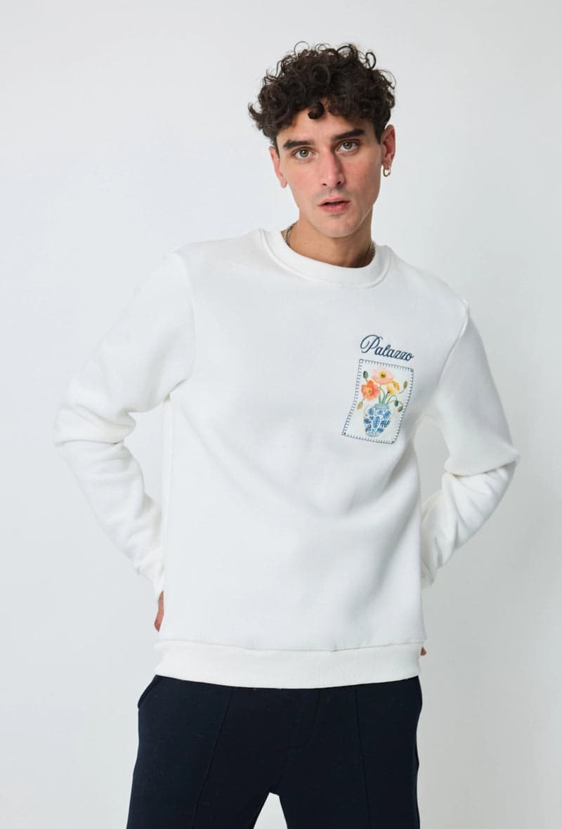Melyise Palazzo Sweater Wit